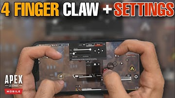 APEX LEGENDS MOBILE - 4 FINGER HUD & SENSITIVITY SETTINGS | APEX MOBILE BANGLORE PRO GAMEPLAY 💥