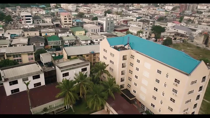 DJI Mavic Drones shots of a Lagos hotel