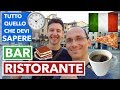 6 Curiosità Sui Ristoranti E Bar In Italia | Imparare l’Italiano