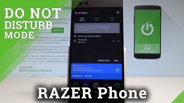 How to Set Up Do Not Disturb on RAZER Phone - Enable / Disable DND Mode  |HardReset.Info