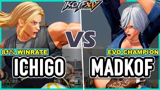 KOF XV ▰ Ichigo (Andy/Blue Mary/Isla) vs Madkof (Ángel/Najd/Heidern)