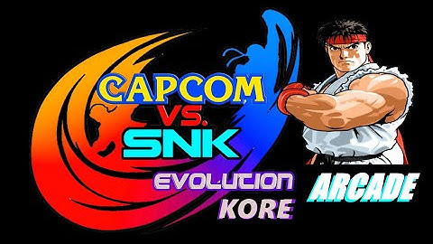 Ryu Playthrough - Capcom VS SNK Evolution Kore - Normal Arcade - Single