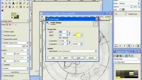 Polar Conversion using GIMP