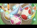 Hatching random Shiny Pokemon Eggs, then we battle!