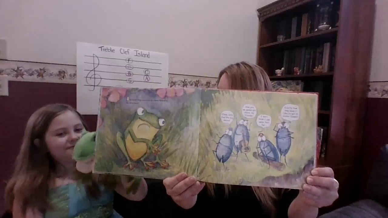 "Freddie the Frog and the Secret of Crater Island" with Ms. Kneeland and Maddie