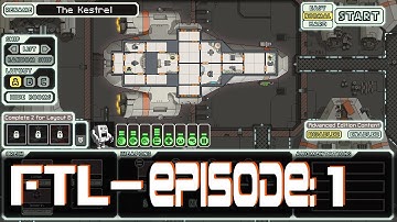 FTL: Episode 1 - First Look - In Game Tutorial & Gameplay!!! (^-^)