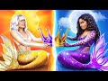 How to Become a Mermaid! From Nerd to Mermaid! Extreme Makeover with Hacks and Gadgets from TikTok!