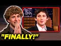 Walker Scobell Reacts To Logan Lerman&#39;s Reaction To Percy Jackson and the Olympians