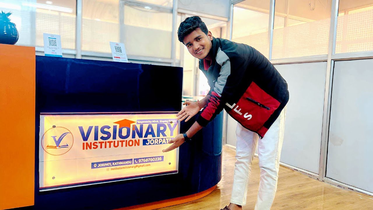 I visited visionary institute jorpati Kathmandu (Nepal) ||