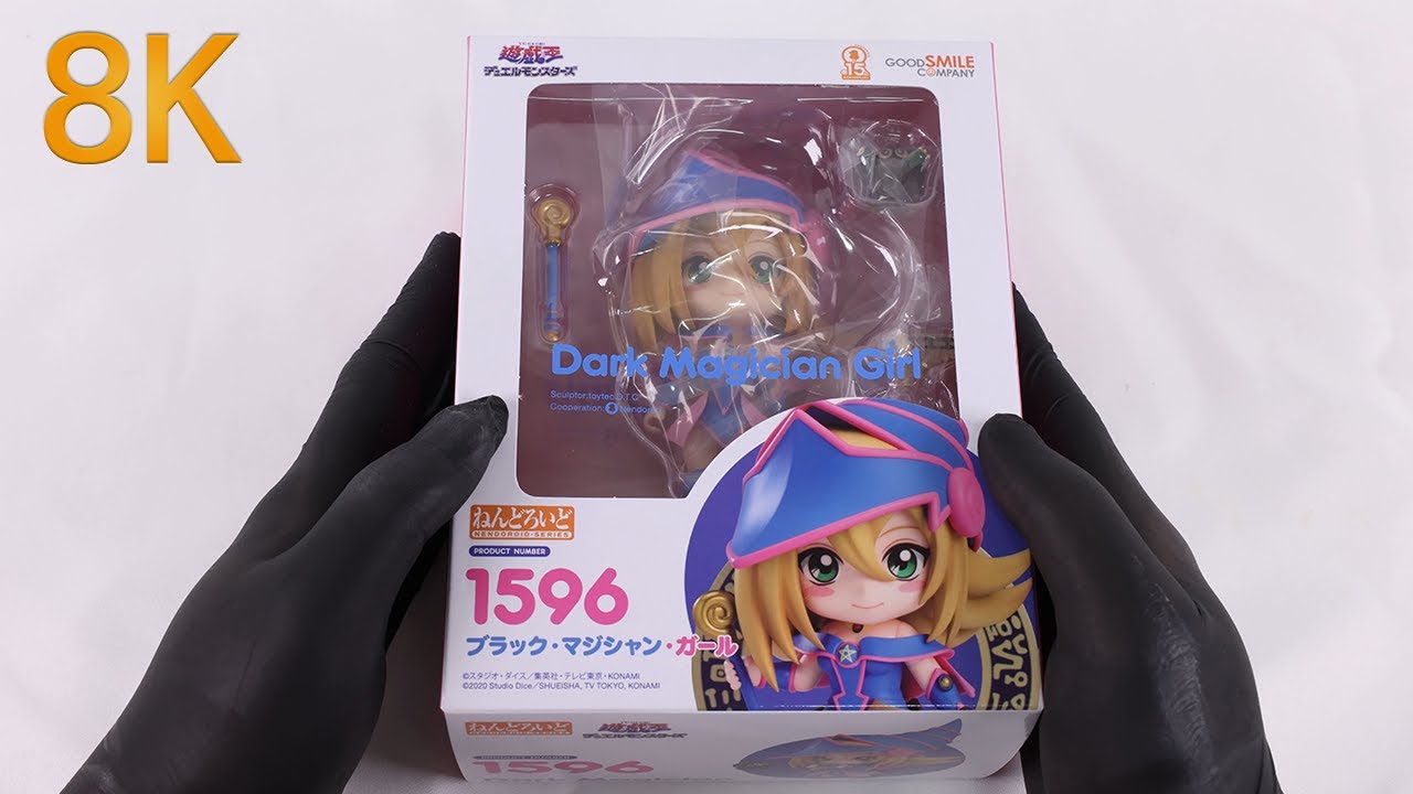 8K] Nendoroid Dark Magician Girl (Yu-Gi-Oh!) figure unboxing - YouTube
