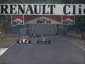 Mansell vs senna  monza 1991