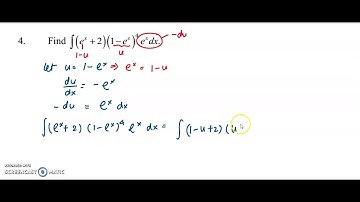 Tutorial: 6.1 Integration of Exponential Functions (Question 4)