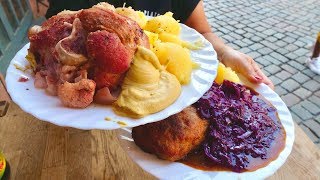 Traditional GERMAN FOOD in BERLIN | HUGE Eisbein and Boulette + Berlin Weisse | BERLIN FOOD screenshot 2