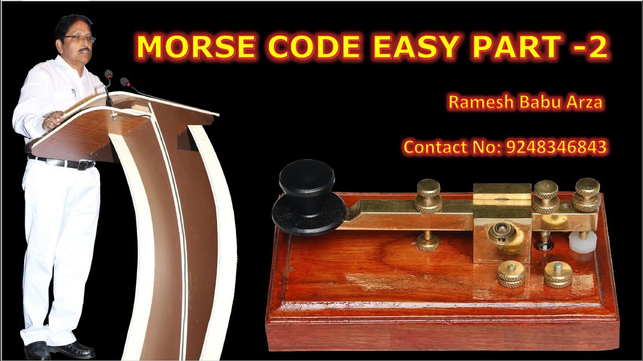 Learning Morse Code Part -2 - YouTube