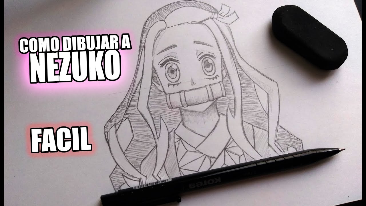 Kimetsu No Yaiba Como Dibujar A Nezuko Kamado Muy Facil How To