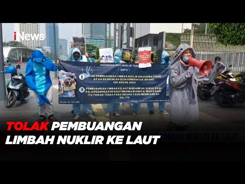 Puluhan Mahasiswa Demo Tolak Pembuangan Limbah Nuklir ke Laut - iNews Pagi 10/06