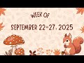 September 22-27, 2025