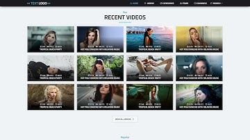 SXT17 - HTML5 Video Website Template - Color Version 2