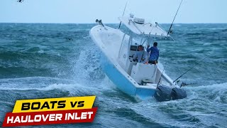 NOT THE BEST DAY TO GO THROUGH HAULOVER ! | Boats vs Haulover Inlet