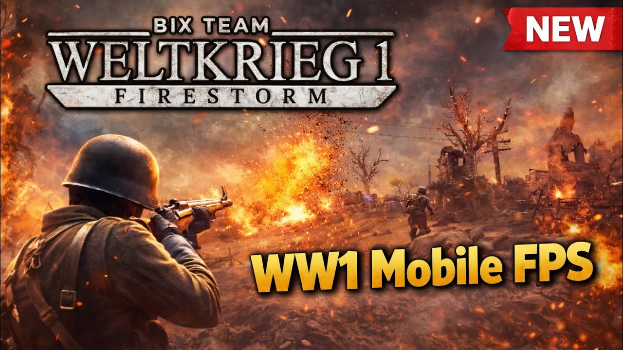 Weltkrieg 1 Firestorm Gameplay | NEW WW1 Mobile FPS That Feels Like Battlefield 1!