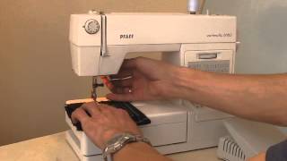 Nähmaschine Sewing machine Швейная машина Pfaff Varimatic 6085 test джинс, шифон, кожа видео Швейные машинки Pfaff