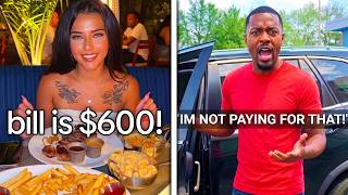 Man WALKS OUT ON Dinner Date After Gold Digger Cross the Line!