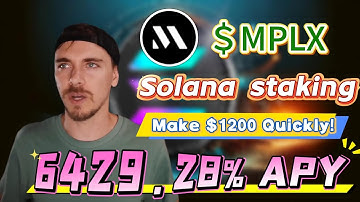 Stake MPLX Coin in Metaplex solana – Yearly 6429.28% APY Crypto Farming