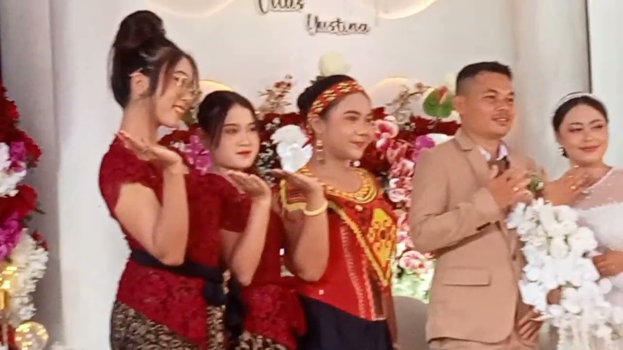 Resepsi pernikahan di Temiang mali.