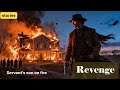 Ashes of the Hargrove Estate --- In a remote 19th-century American village, is on fire.