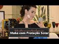 Maquiagem com alta proteção solar | Aplicar,  retocar e ficar protegido do sol o dia todo