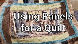 A Quick and Easy Quilt Fabric Panel and Borders Part 1