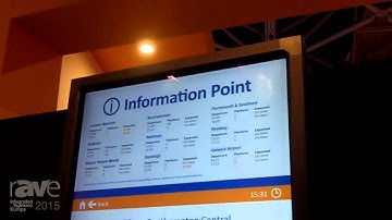 ISE 2015: Net Display Systems Exhibits Smart Passenger Information Signage