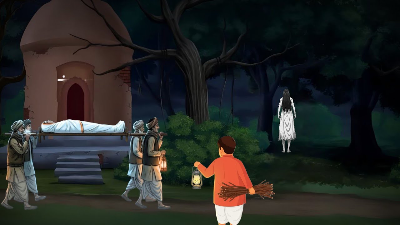 ढाबे का छलावा | Horror story | Chini toons 