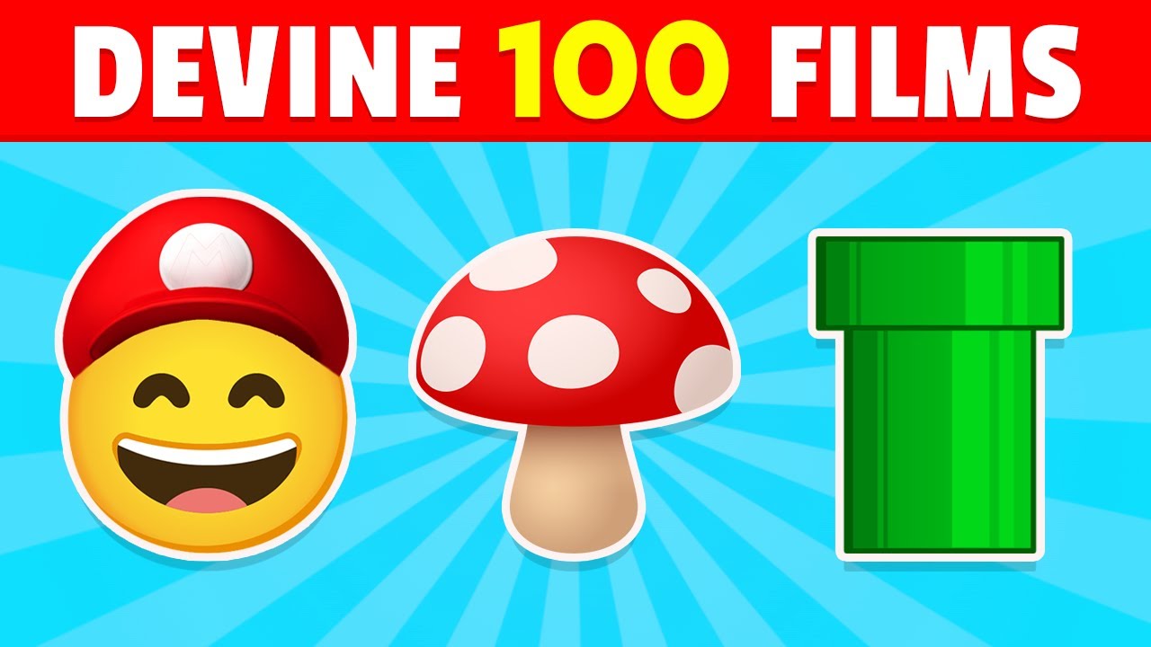 Devine les 100 films en mojis   Quiz moji 100 Films