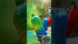 DIY Hanging Garden Tunnel | Plastic Bottle Garden Transformation | Backyard Makeover#shortsfeed