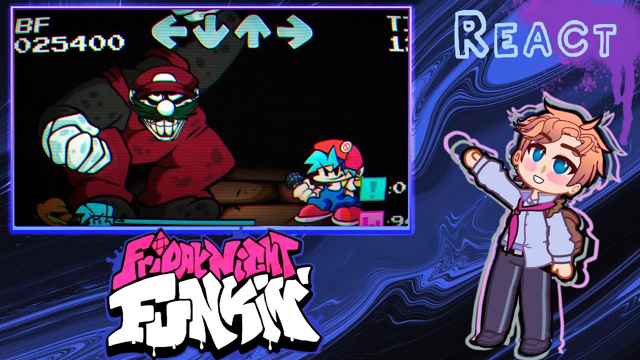 Реакция FNF Friday Night Funkin 'VS MX DEMO 2 + Cutscenes | Порт ПК Mario '85 (Hard) (BF/Pico)