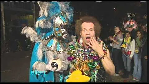 Richard Simmons Reports Live from Mardi Gras