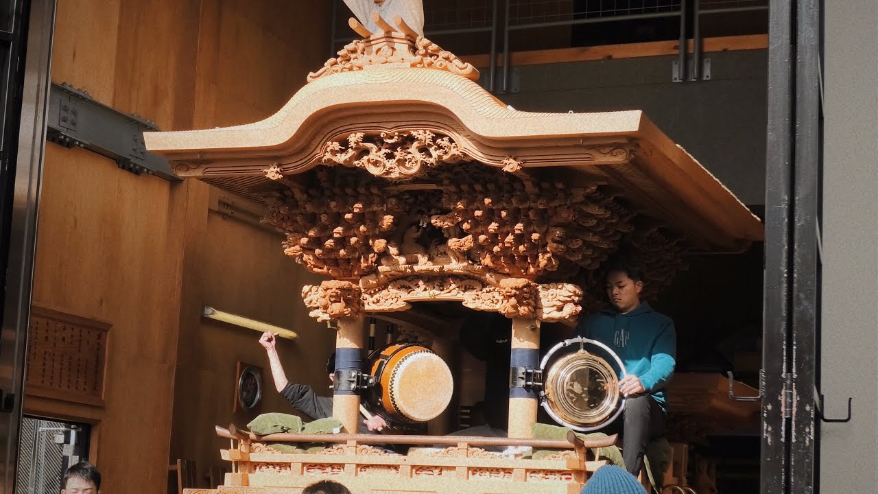 下池田町だんじり小屋開き 鳴り物 | 令和7年2月9日