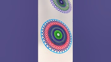 4 colors Spirograph Cylex PART 44 #art #spirograph #satisfying #asmr