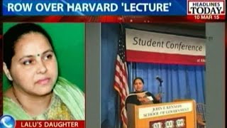 Lalu Prasad's Daughter Misa Bharti Reacts Over Harvard Row