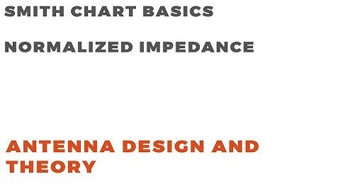 Smith Chart Basics | Normalized Impedance Plot | EMFT