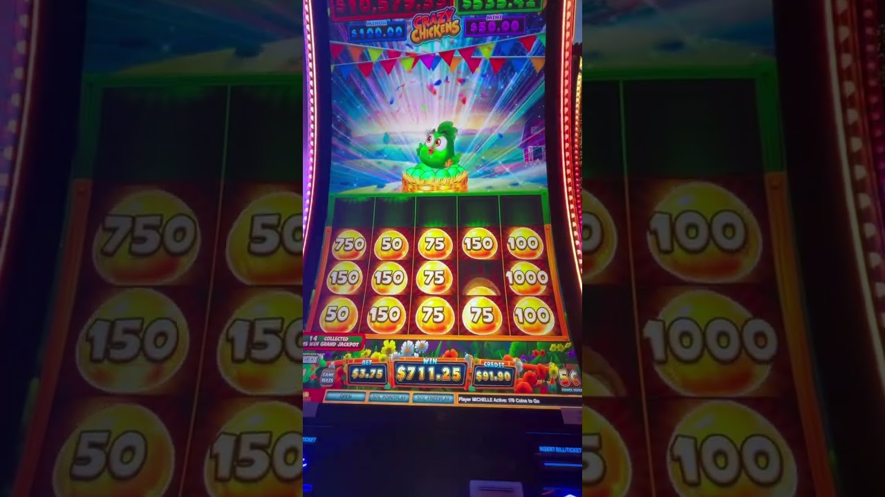 casino encyclopedia Crazy Chickens, Crazy bonus slot slotscasinogames casino shorts