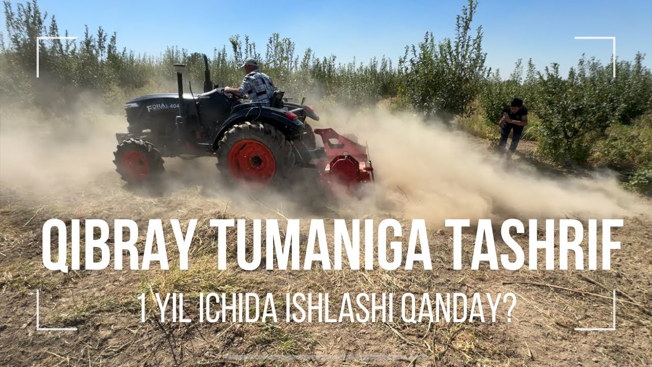 Fora 404 traktor 1 yillik holati | Qibray tumaniga tashrif | #1-son