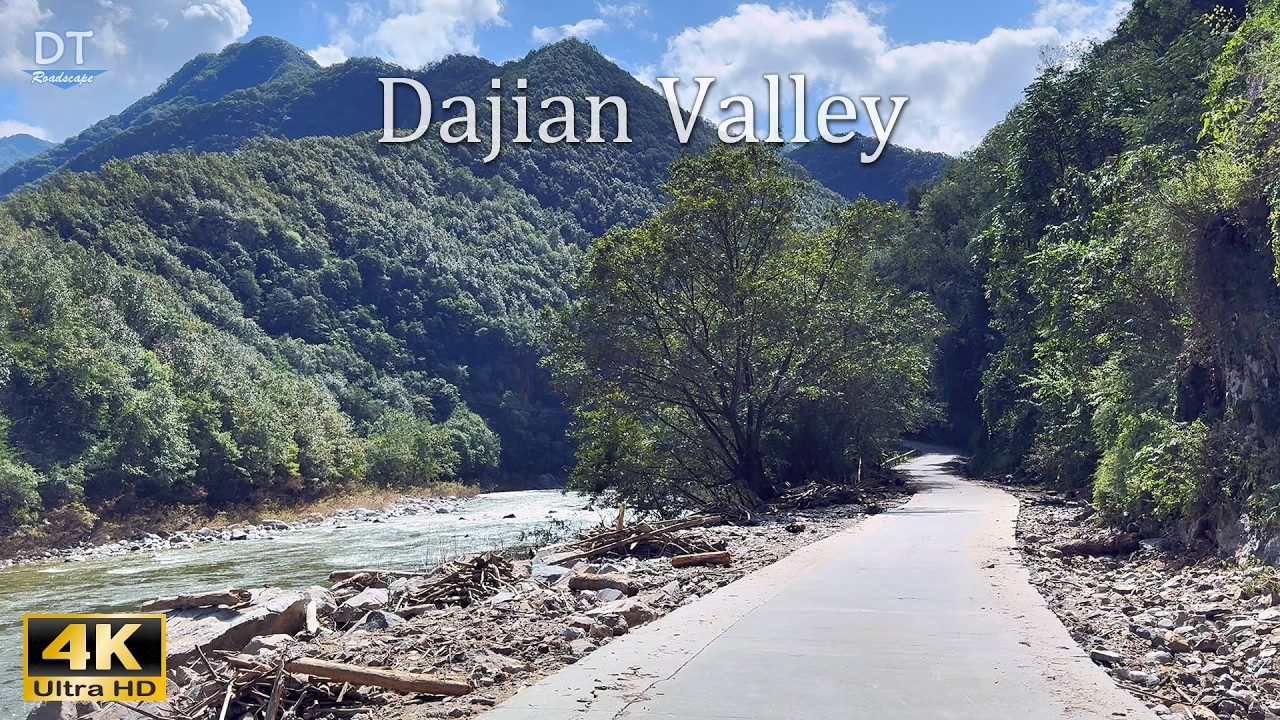 Driving Qinling's Most Dangerous Canyon 4K HDR – Dajian Valley | Taiyang Highway Pt. 2