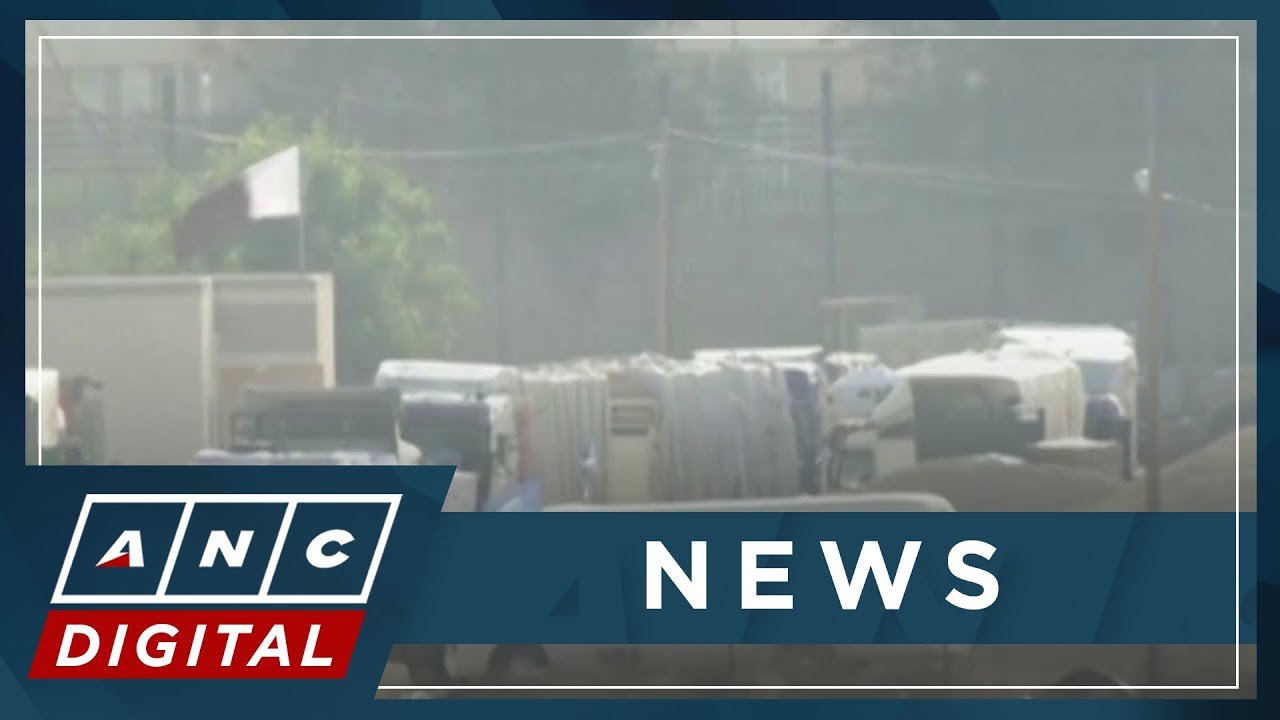 Third Gaza-bound aid convoy enters Rafah crossing from Egypt | ANC