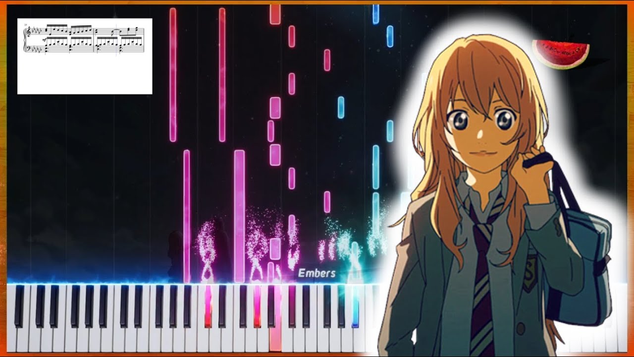 Your Lie in April – Hikaru Nara (Yokoyama) - Piano Sheet Music