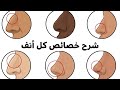 كل الأسرار الخفية لشكل أنفك وشرح مفصل لكل ميزة