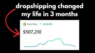 proof dropshipping can change your life in 3 months... (My Story)