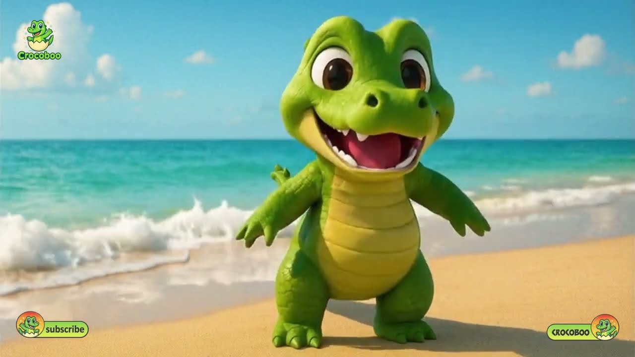 🐊💫 Baby Croco and the Time Travel Shell | Magical Kids Poem & Adventure .