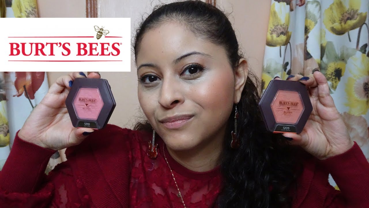 FINALLY TRYING BURT'S BEES POWDER BLUSH / REVIEW / Trina Beauty